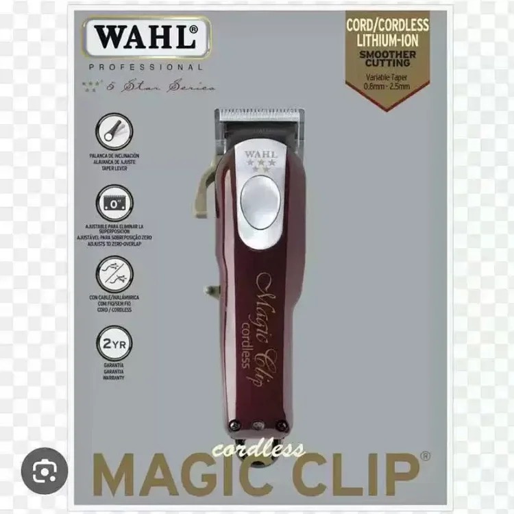 Domestic Wa Cordless Barber Combo Black Magic Clamp and Detail Trimmer 302539